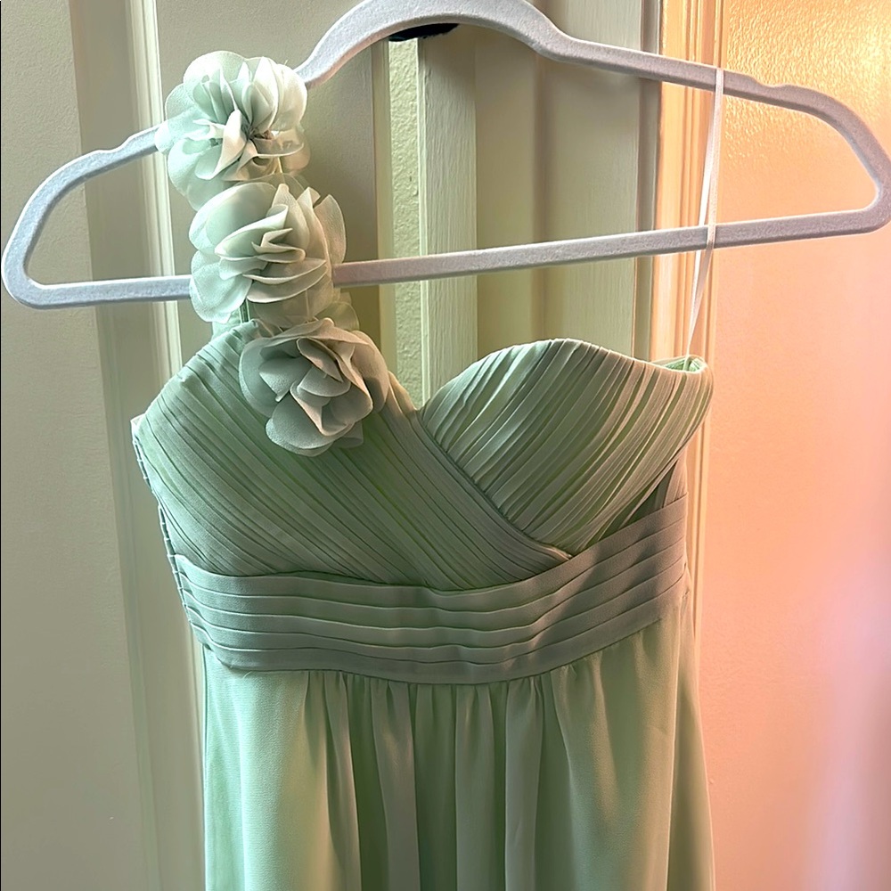 Mint green girls gown